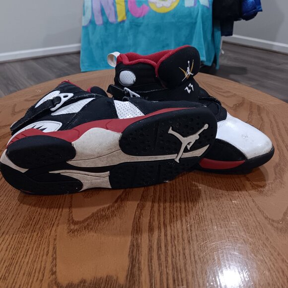 Nike Air Jordan 8 Retro Paprika Sneakers Youth Size 2 - Picture 4 of 8